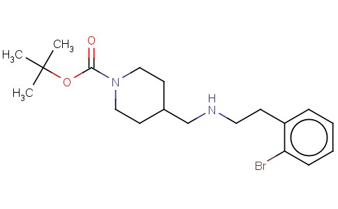 1-BOC-4-[[2-(2-BROMO-PHENYL)-ETHYLAMINO]-METHYL]-PIPERIDINE